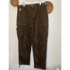 Empyre Relaxed Fit Cargo Pants Women's Size 28 Brown Skate Y2K Grunge